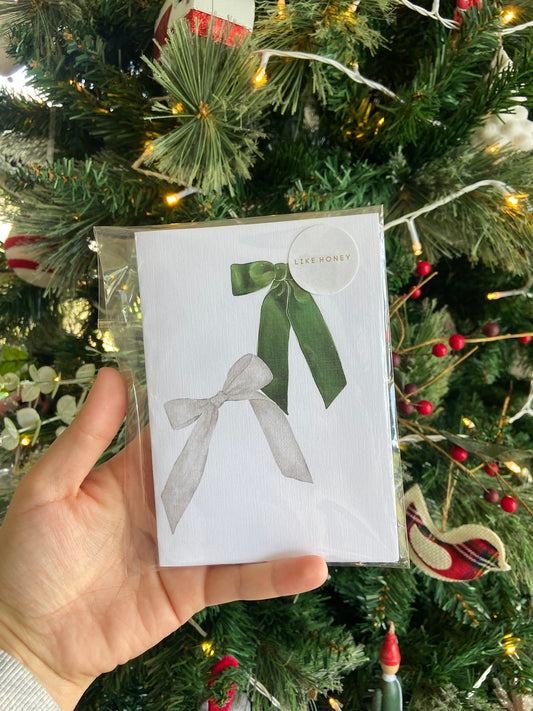 Festive Bow Cards