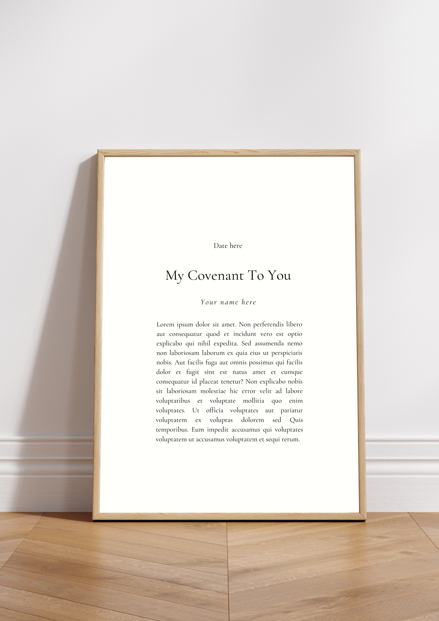 Keepsake Print - The Vow